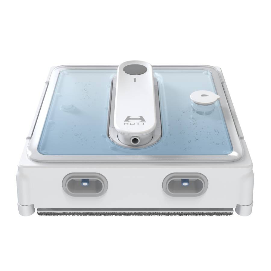 Hutt W9 Fensterputzroboter Inklusive 6m Sicherungsseil, Fernbedienung und Reinigungs-Tüchern