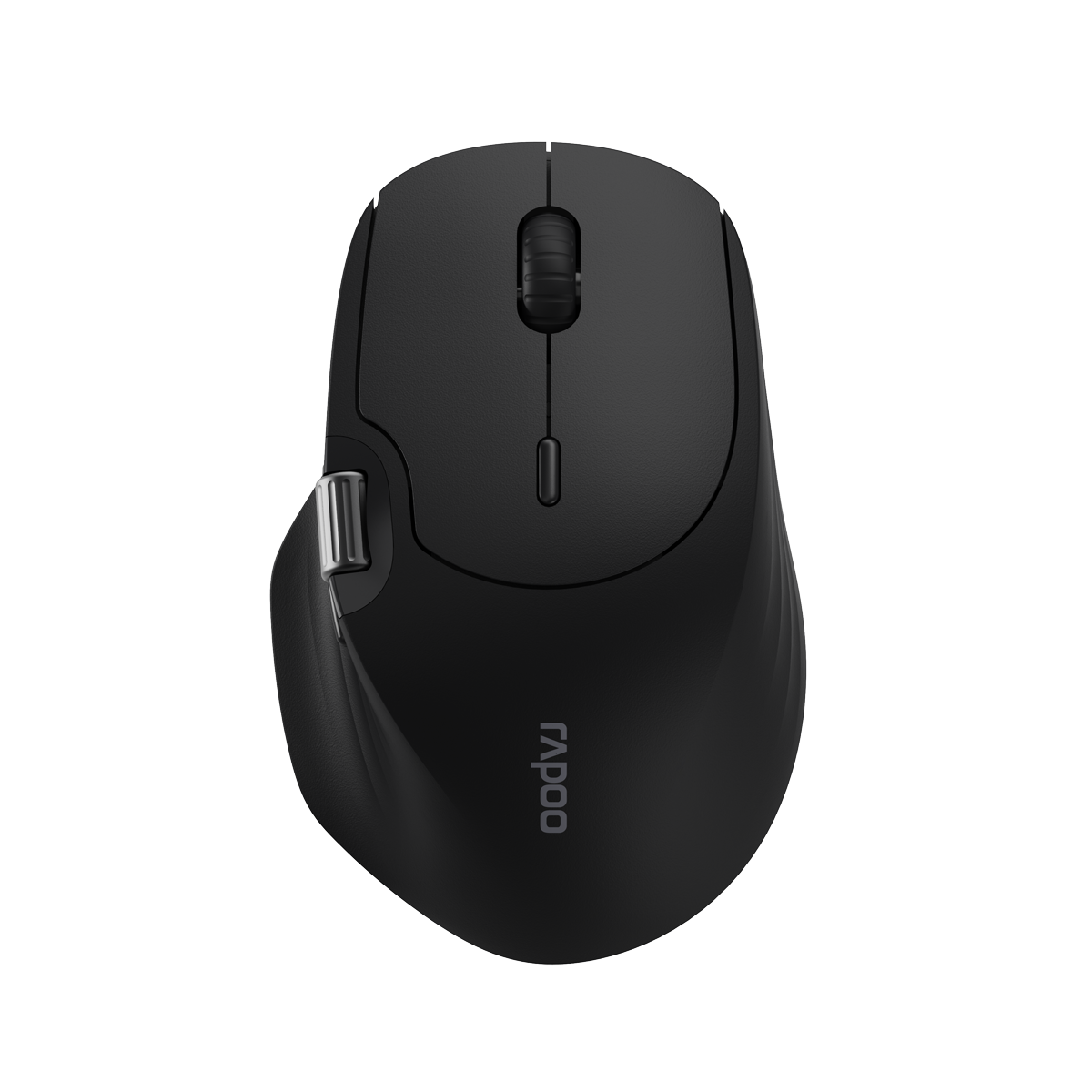 Rapoo Kabellose Multi-Mode-Maus "MT560", Schwarz Bluetooth, kabellos (Dongle), hochauflösender 4000 Dpi-Sensor, Bis zu 10 m Reic