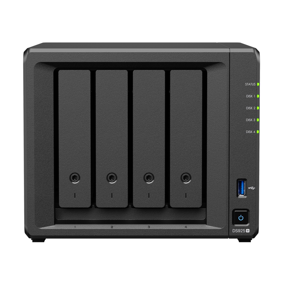 Synology DiskStation DS925+ NAS 4-Bay AMD Ryzen™ V1500B, 4GB DDR4 RAM, 0/4 HDD/SSD