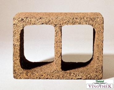 Weinregal - Normalstein, geteilt