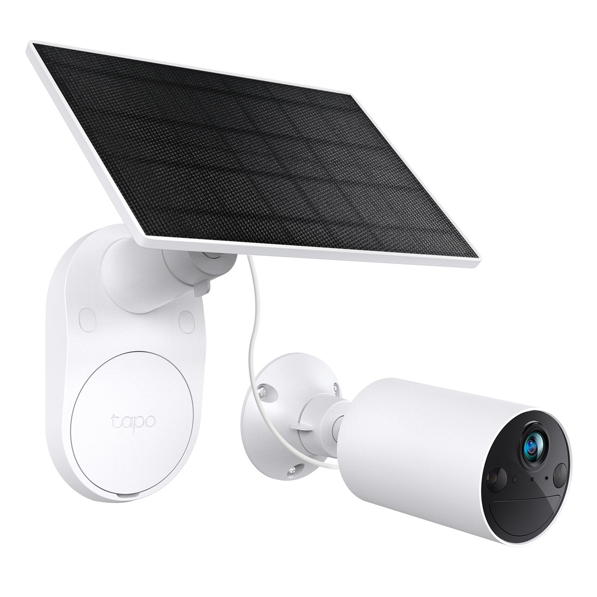 TP-Link Tapo C410 KIT Überwachungskamera mit Solarpanel 2K (2304x1296), 3MP, IP65 Wetterschutz, Nachtsicht in Farbe, Zwei-Wege-A