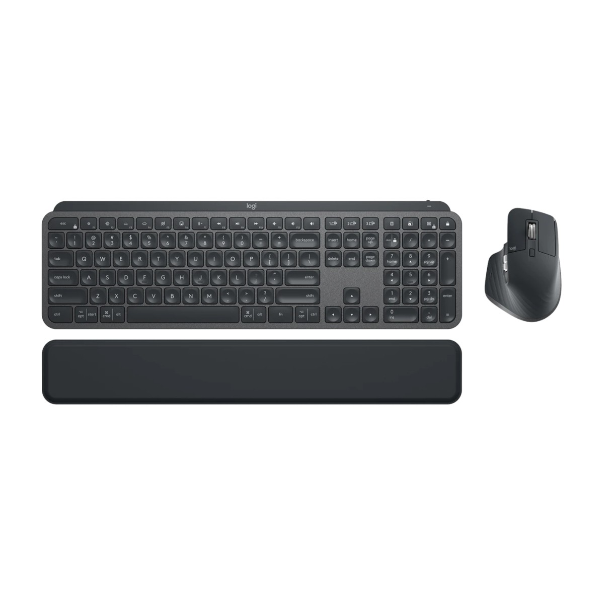 Logitech MX Keys Combo for Business Gen 2 Graphite hinterleuchtet, kabellos, Bluetooth LE, QWERTZ