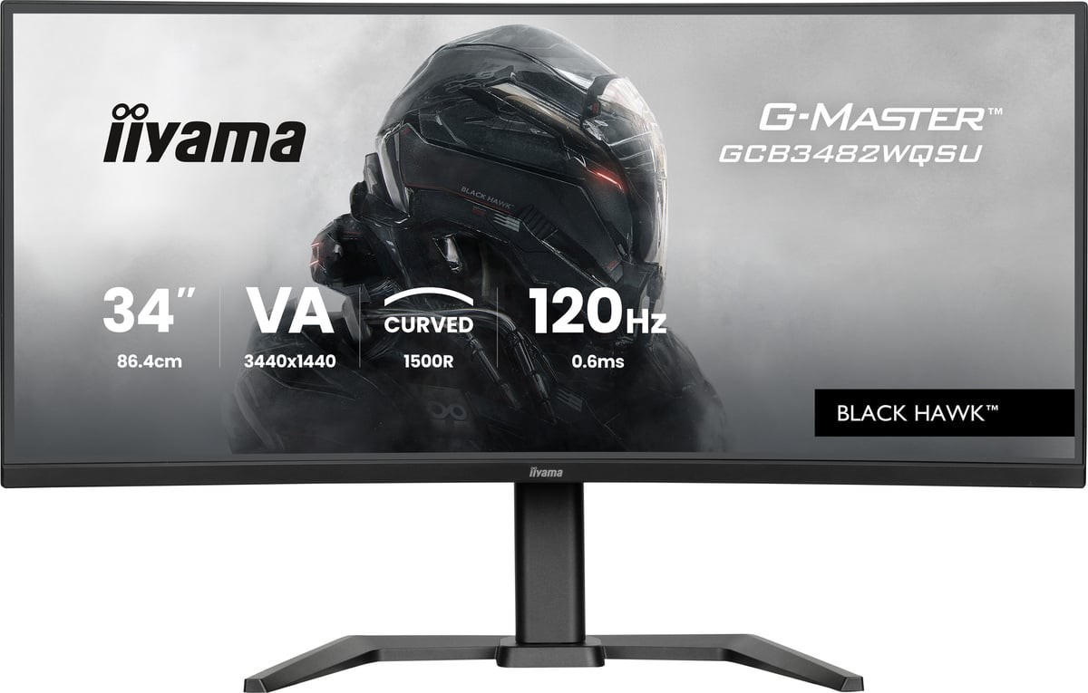 iiyama G-MASTER GCB3482WQSU-B1 Black Hawk