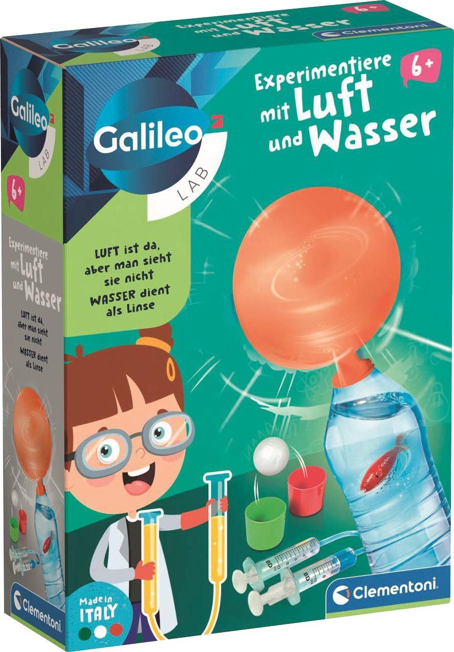Experimentiere mit Luft und Wasser