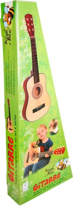 BGB Holzgitarre mit 6 Saiten, 75cm