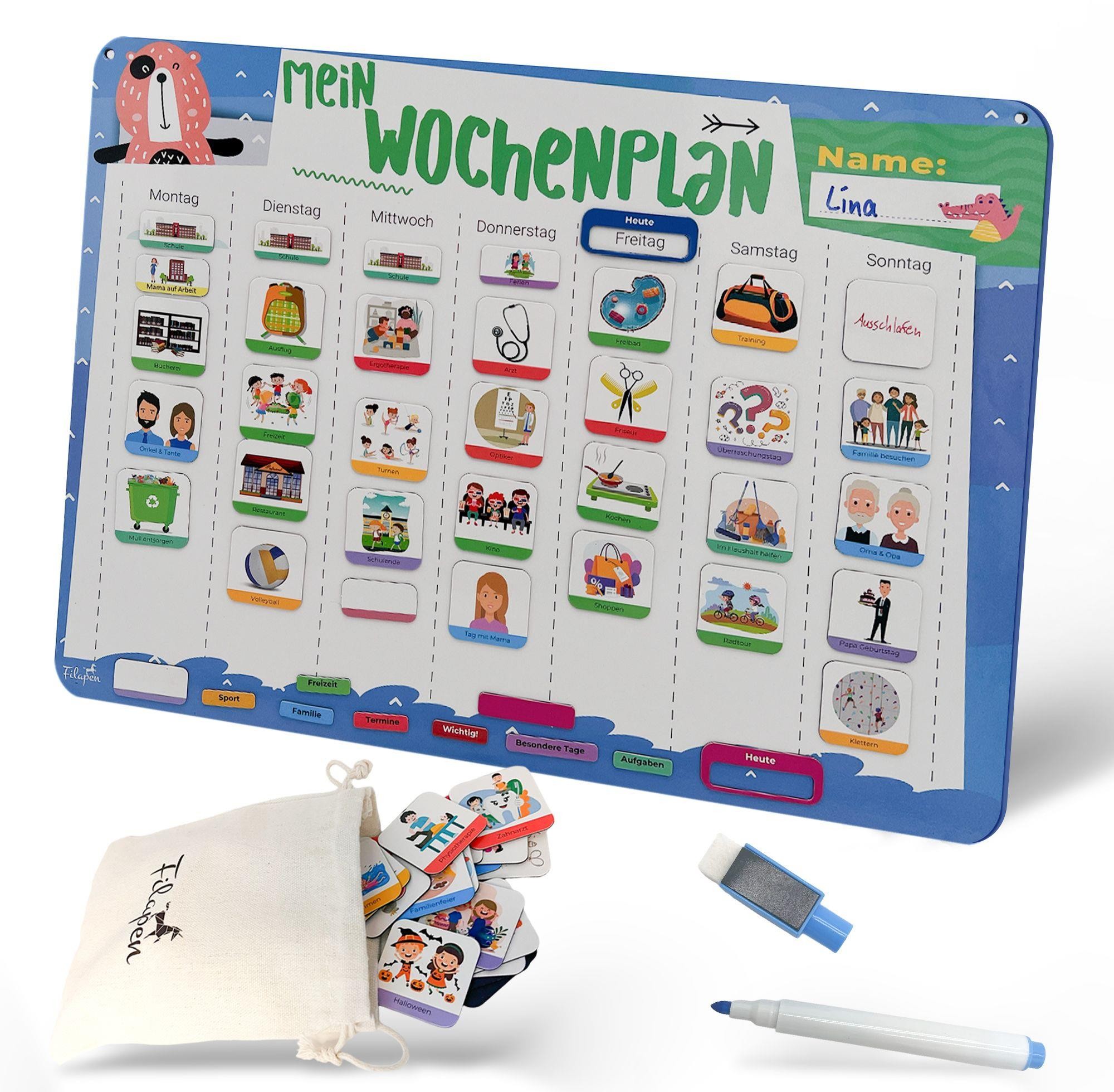 Filapen Wochenplaner Magnettafel