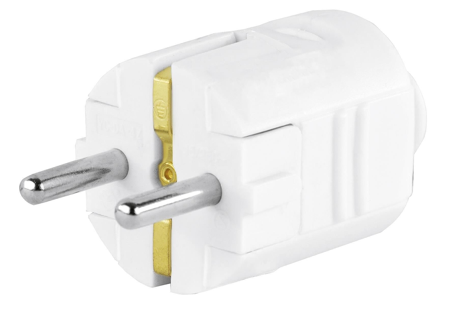 REV RITTER SchuKo-Stecker Kunststoff SK weiß