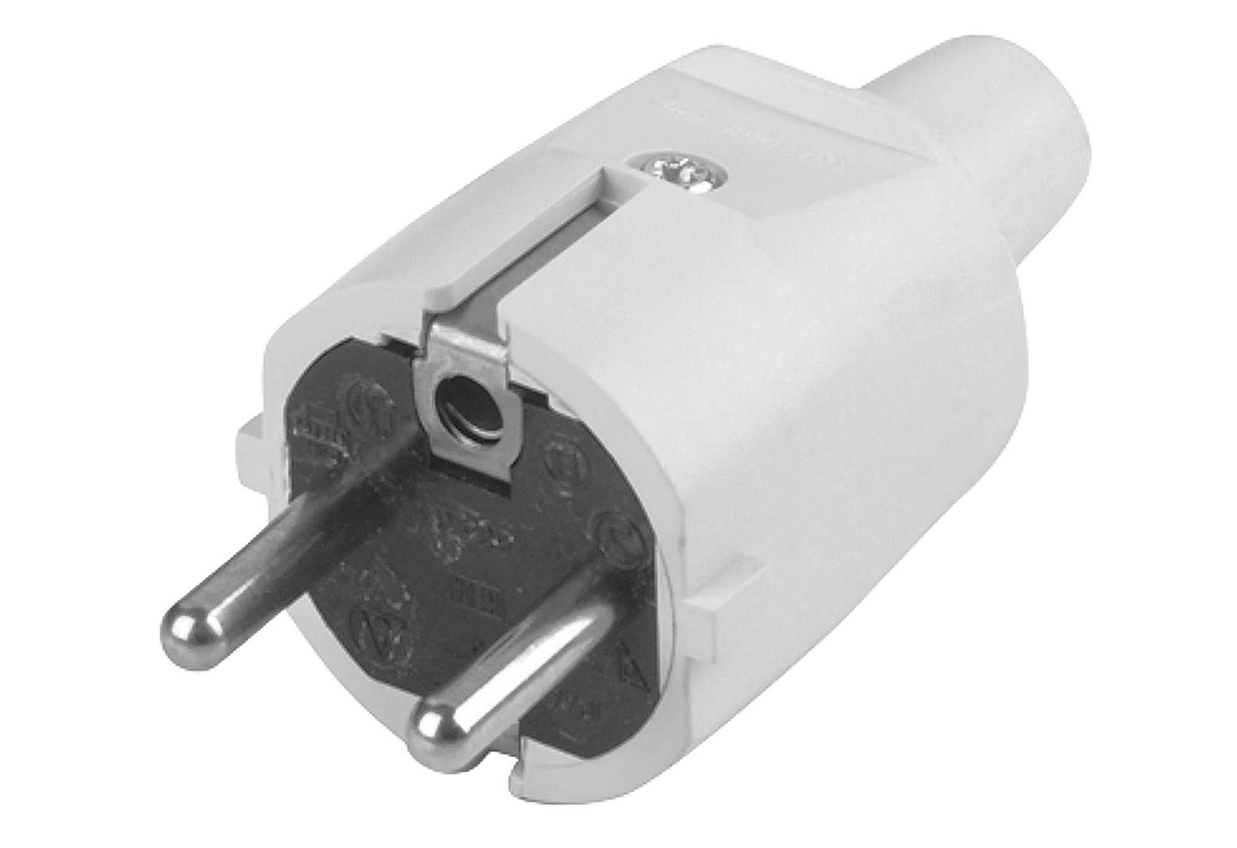 REV RITTER SchuKo-Stecker PVC SK grau