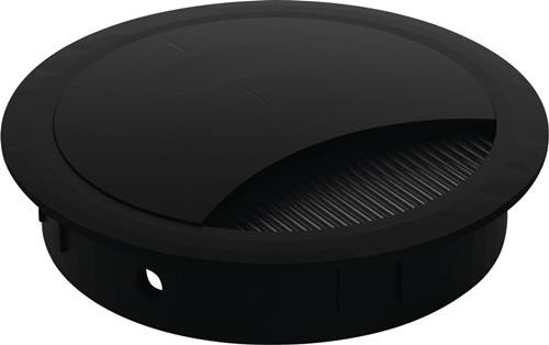 Kabeldf.EXIT R Zamak schwarz EL.-D.80mm 12/144 BMB