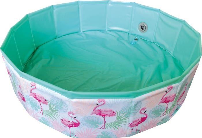 SF Fix Pool Flamingo 80cm,faltb.+Tasche