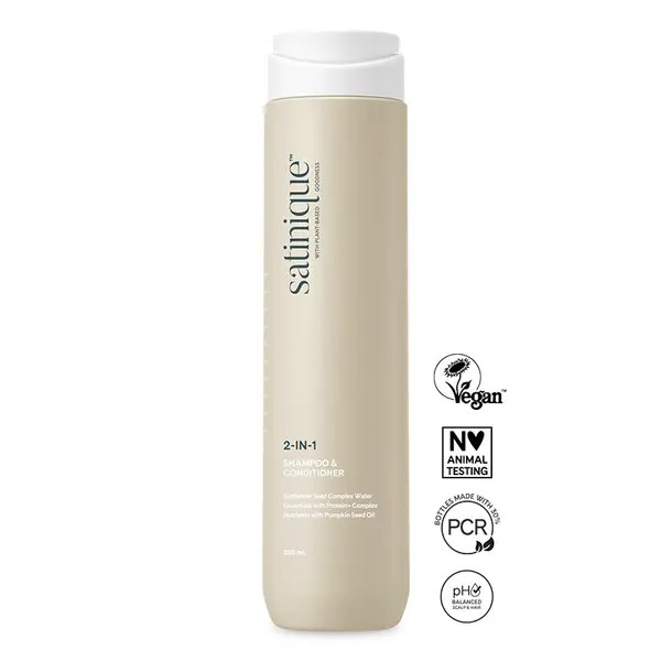 Satinique™ 2-in-1 Shampoo und Pflegespülung 280 ml