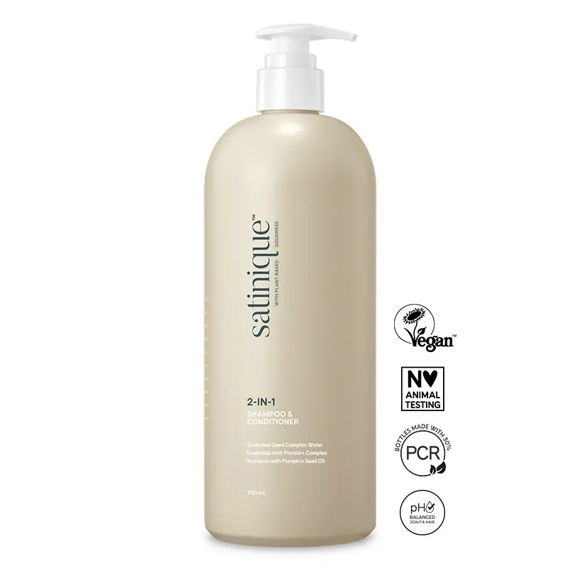 Satinique™ 2-in-1 Shampoo und Pflegespülung 750 ml