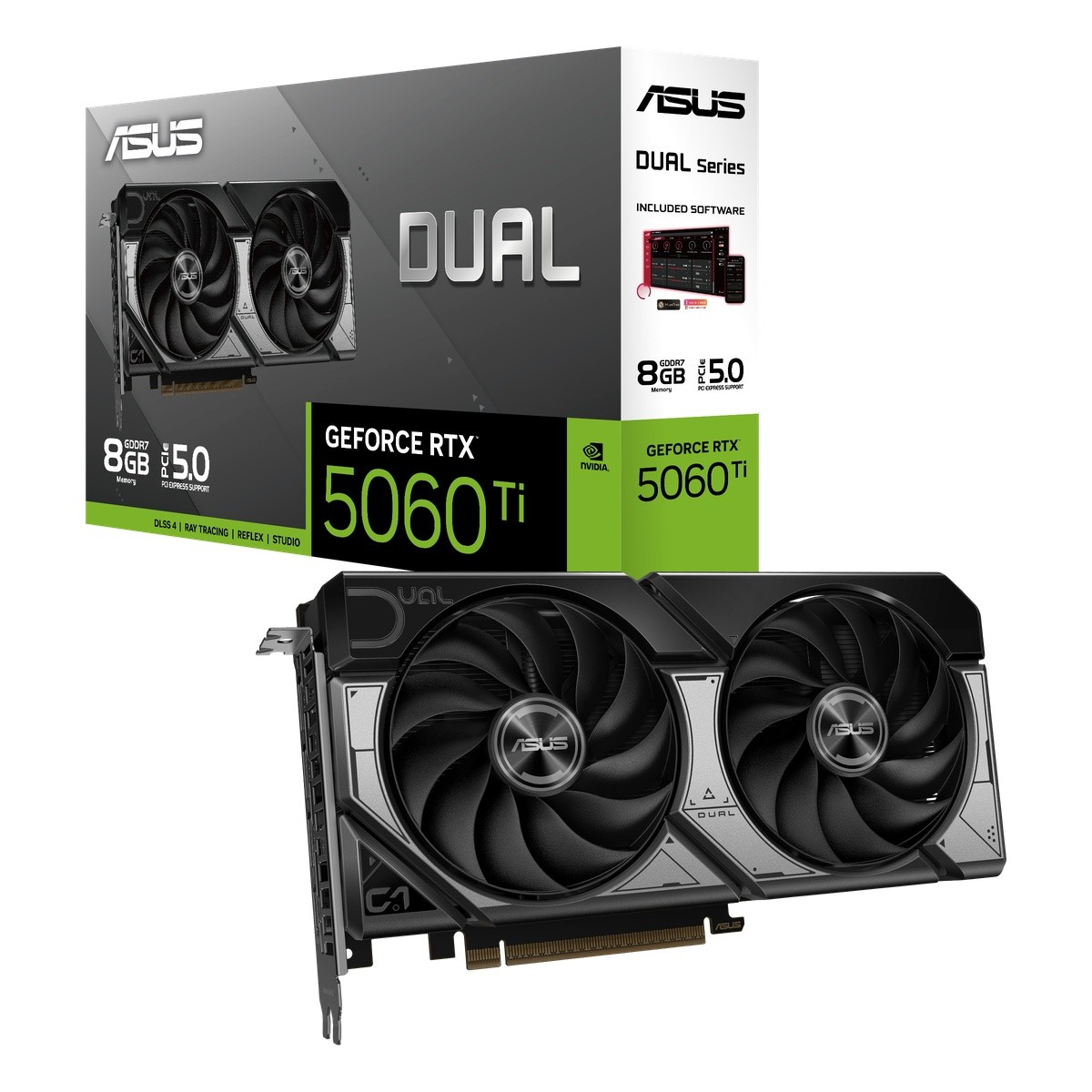 ASUS Dual GeForce RTX 5060 Ti 8G - 8GB GDDR7, HDMI, 3x DP