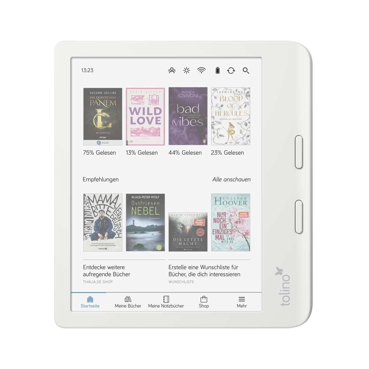 Tolino vision color weiß