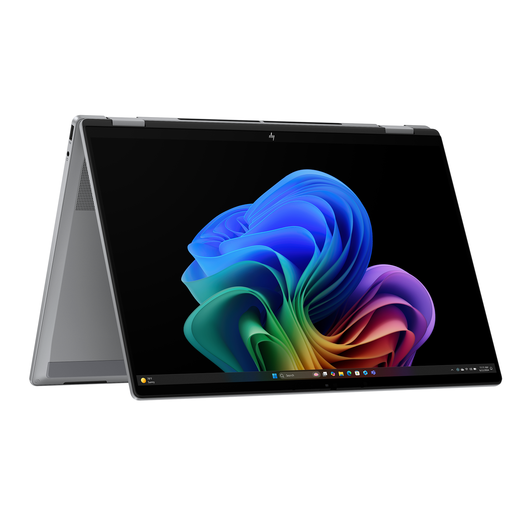 HP OmniBook X Flip 16-ar0177ng mit HP Care Pack 3 Jahre 16,0" 3K OLED Touch, AMD Ryzen AI 7 350 (8C), 32GB RAM, 1TB SSD, Windows