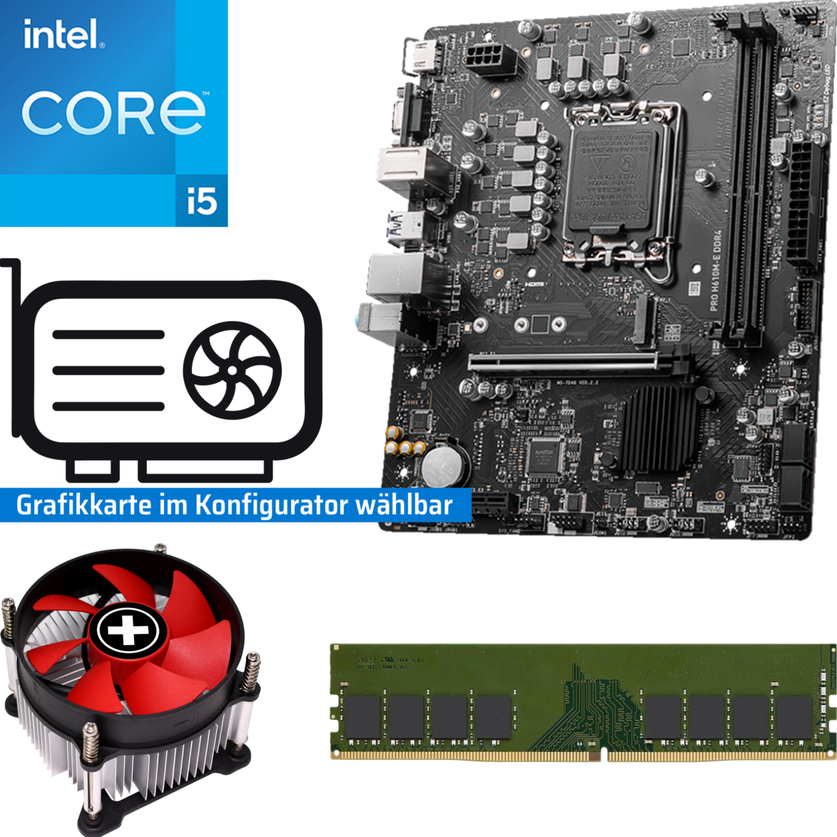 PC Aufrüstkit Entry Gaming IN48