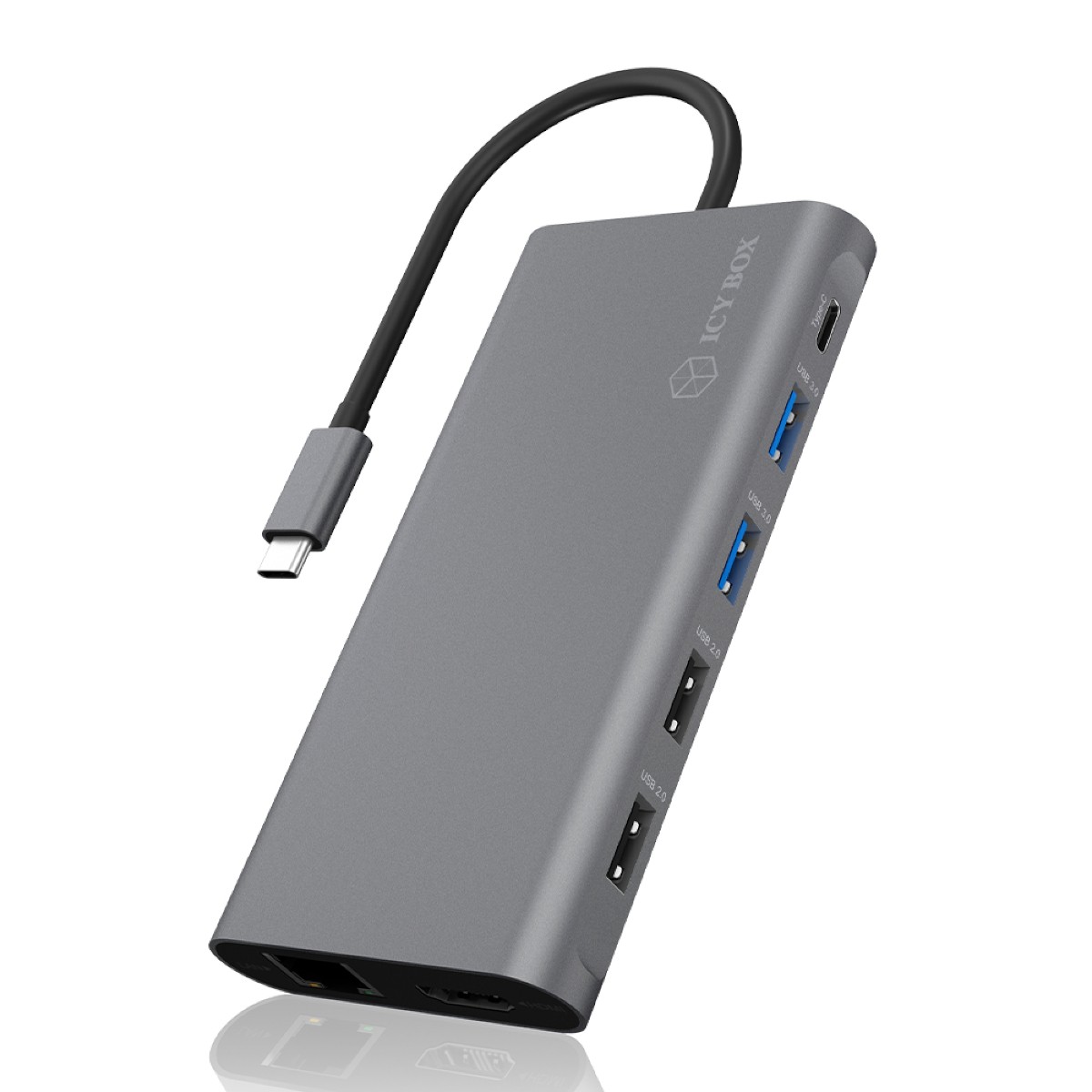 ICY BOX USB Type-C 12in1 Notebook DockingStation (IB-DK4050-CPD)