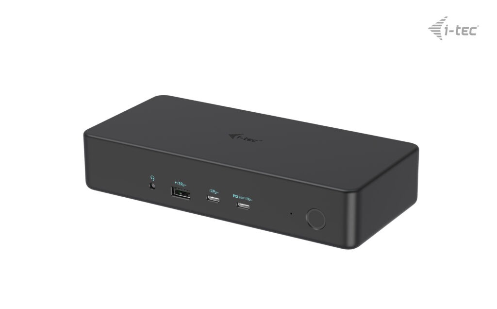 i-tec USB 3.0 / USB-C Dual Display Docking Station + PD 100W [2x HDMI, 2x DP-Port, 2x USB-C Gen 2, 5x USB 3.2 Typ A, 1x GLAN]
