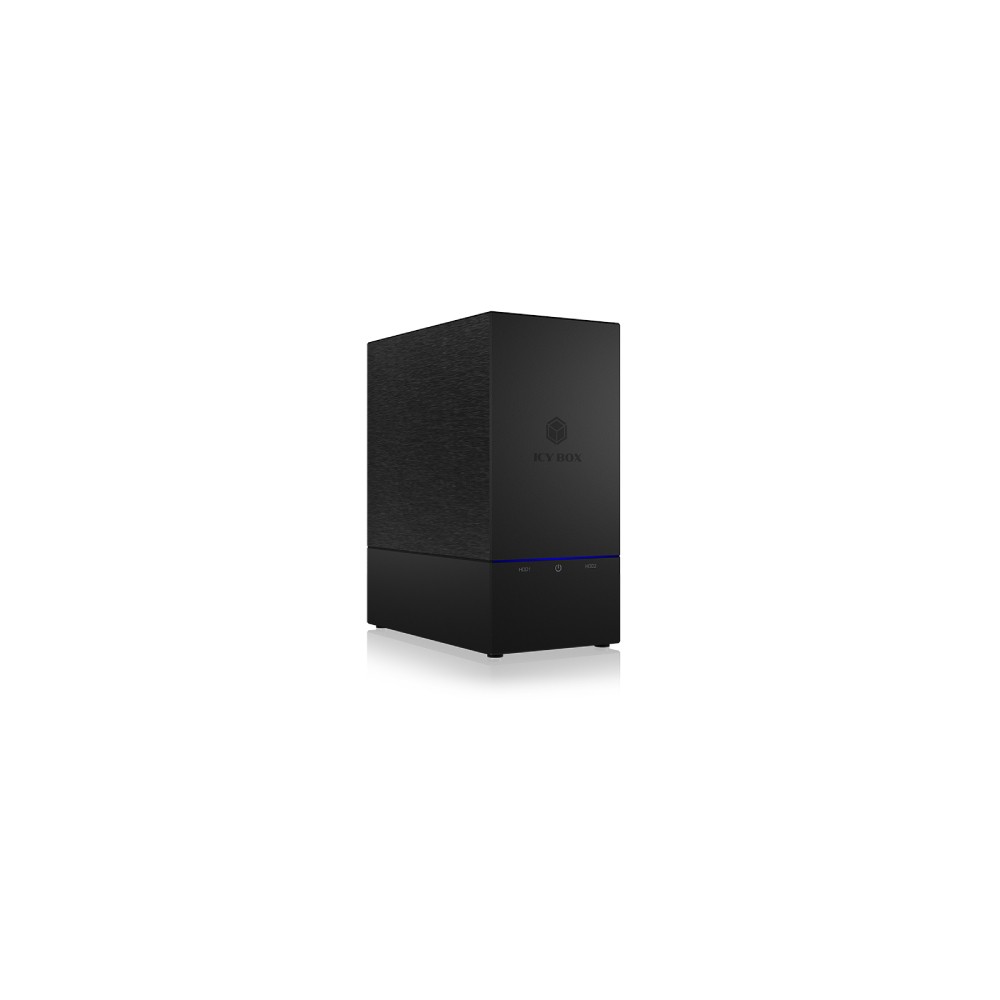 ICY BOX IB-RD3621-C31 Externes 2-fach RAID Gehäuse für 2x 2,5" oder 3,5" SATA Laufwerke