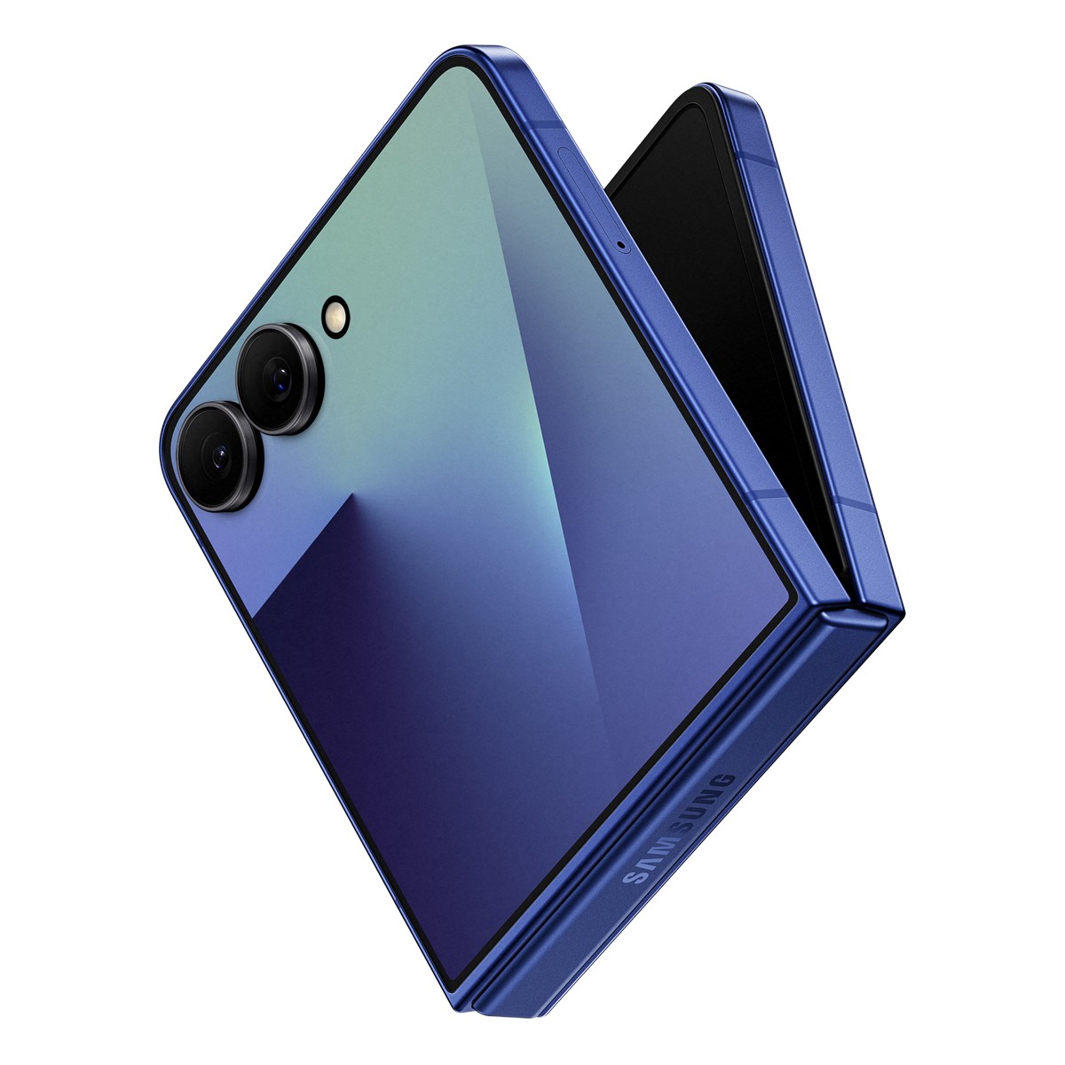 Samsung Galaxy Z Flip7 256GB Blue Shadow EU 17,41cm (6,9") OLED Display, Android 16, Dual-Kamera, Faltbar