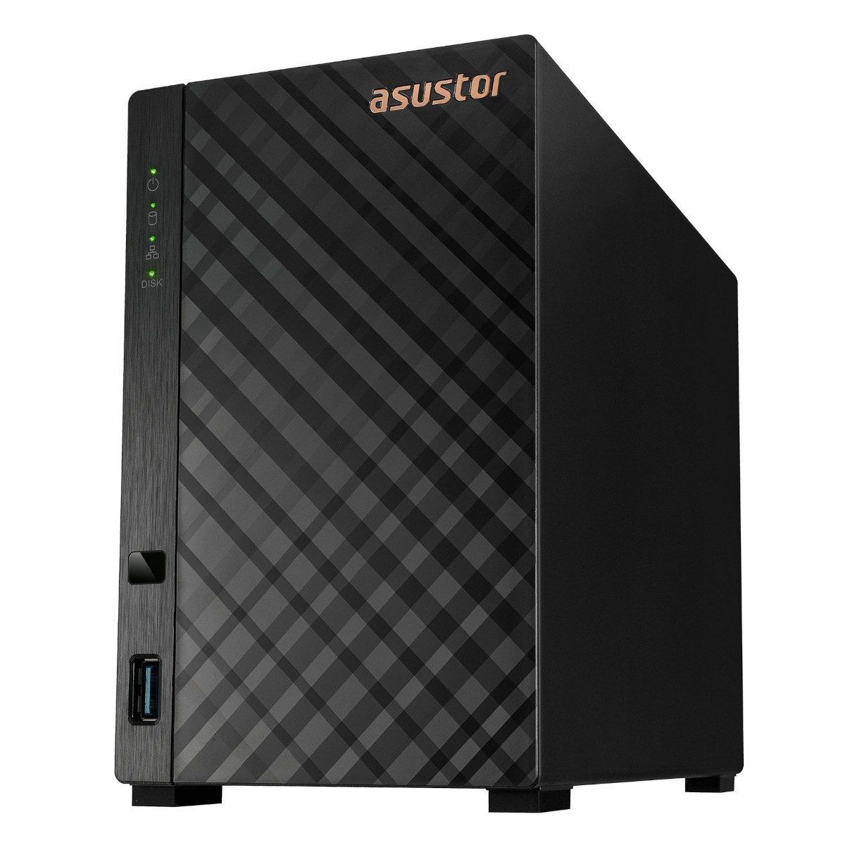 Asustor Drivestor 2 Gen2 NAS 2-Bay Realtek RTD1619B, 1GB DDR4 RAM, 0/2 3.5" HDD