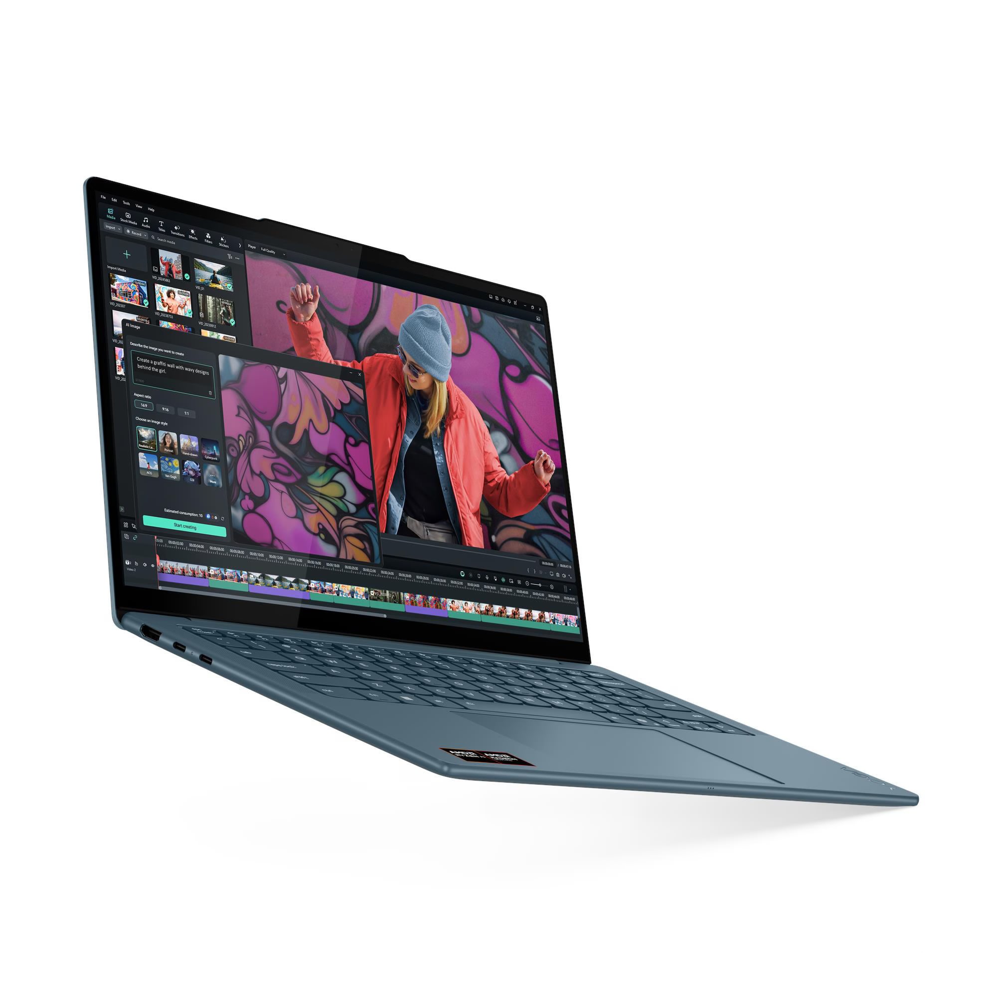 Lenovo Yoga Slim 7 83JY006AGE - 14" 2.8K OLED, AMD Ryzen™ AI 7 350, 32GB RAM, 1TB SSD, Windows 11 Home