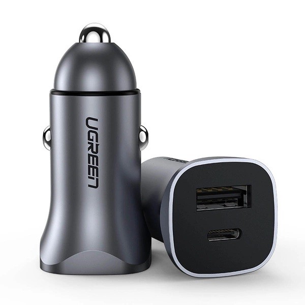UGREEN A+C Dual-Port Car Charger PD30W+SCP22.5W