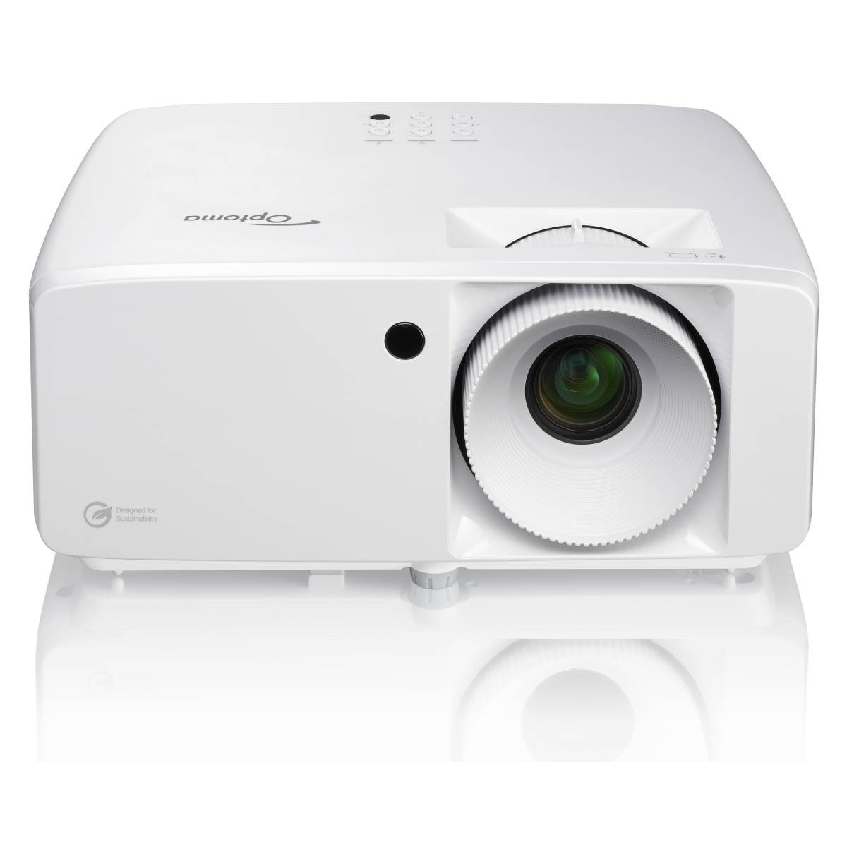 Optoma HZ151X Full HD Laser Beamer mit 5.000 ANSI Lumen und App Kompatibel mit 4K-UHD und HDR, Bildeinstellungen über Smart App 