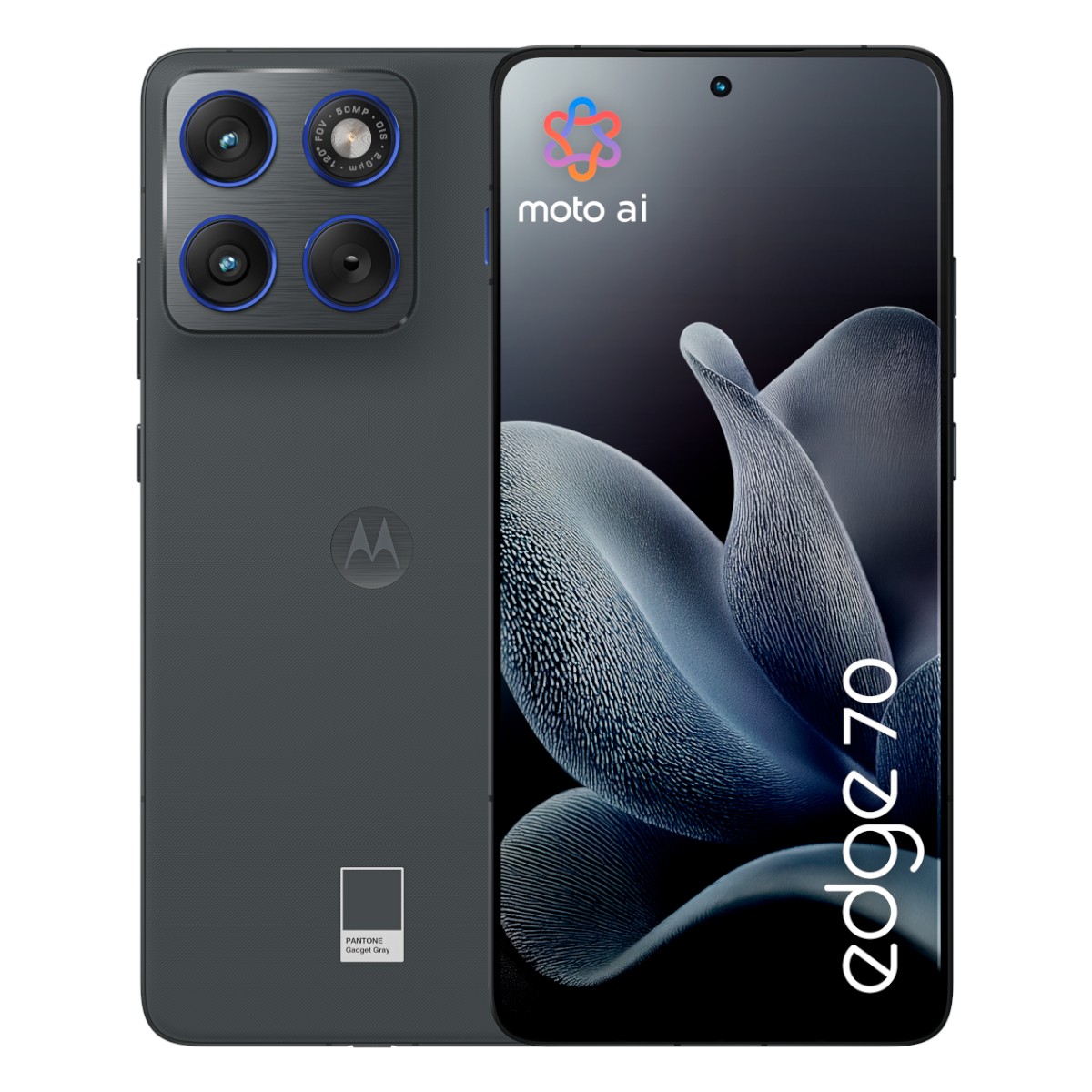 Motorola Edge 70 512GB Gadget Gray 16,94cm (6,67") OLED Display, Android 16, 50MP Dual-Kamera