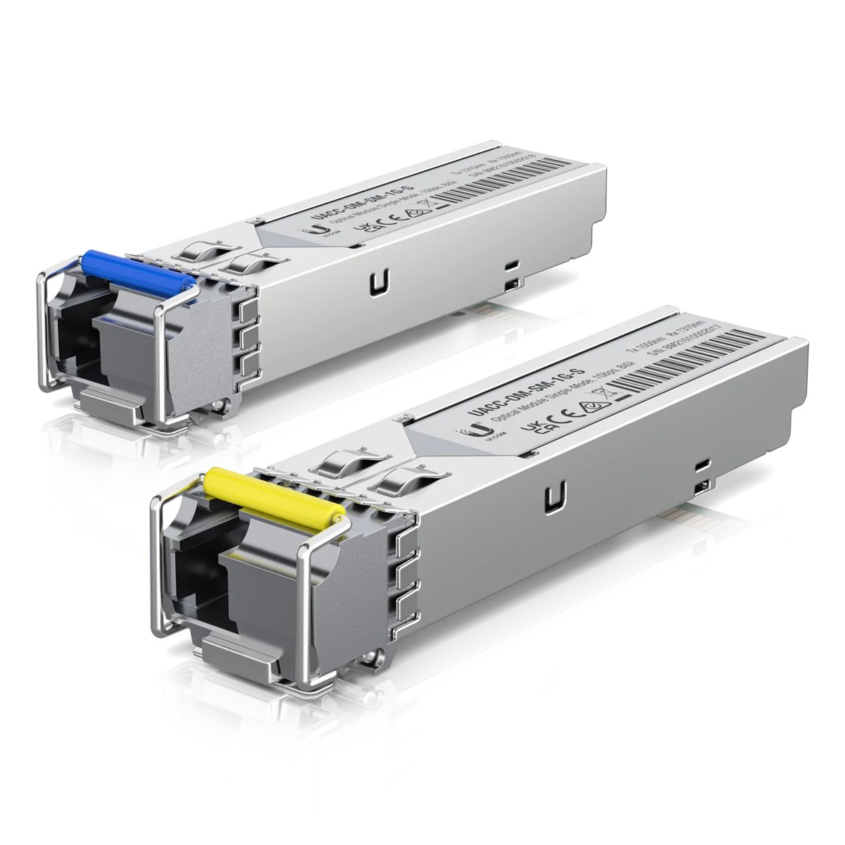Ubiquiti UACC-OM-SM-1G-S-2 Transceiver-Modul 2er-Pack [SFP, Single-Mode, 1.25 Gbit/s, LC-Simplex]