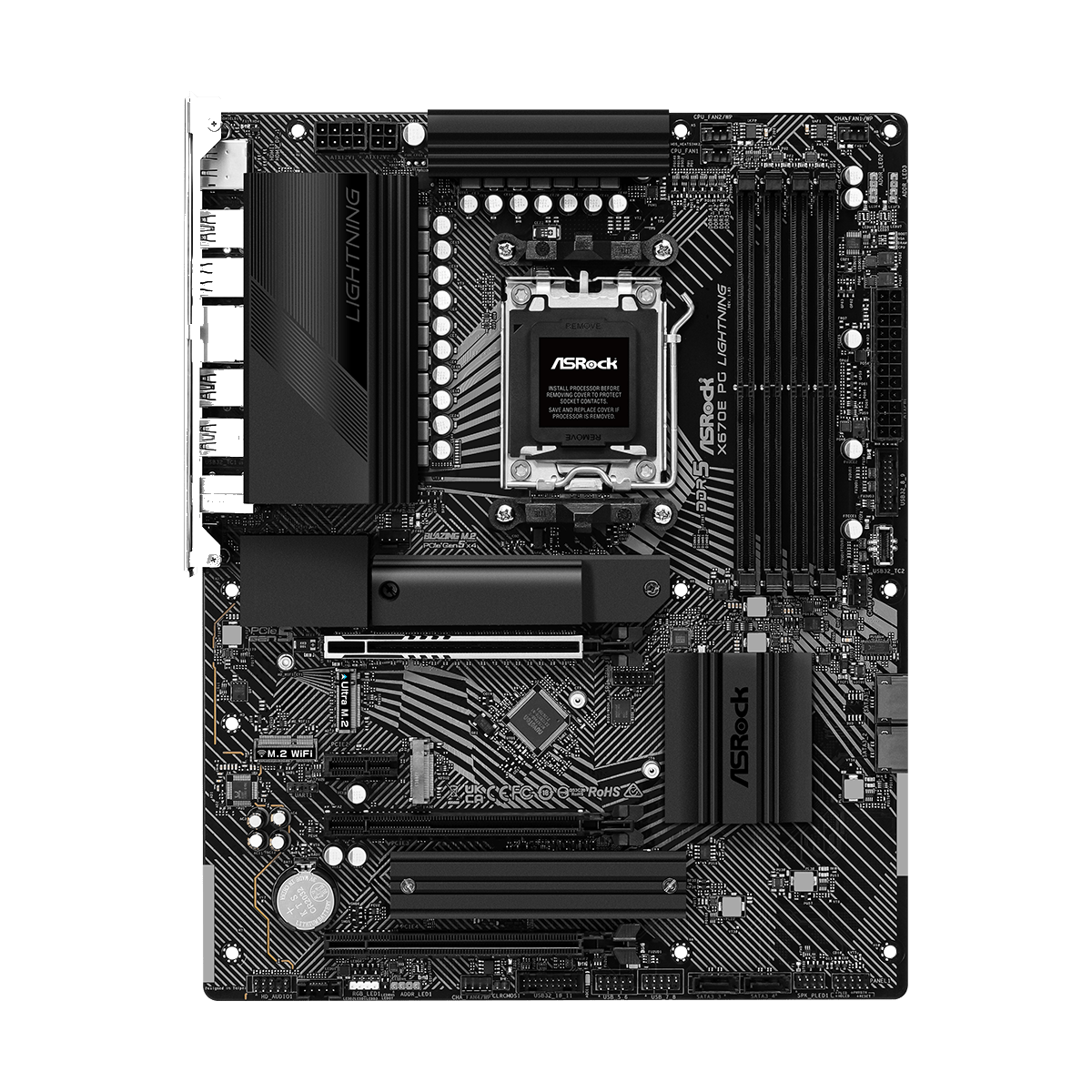 AsRock X670E PG Lightning Mainboard Sockel AM5 - BULK-Ware!! Ohne Originalverpackung