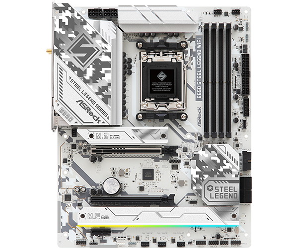 ASRock B650 Steel Legend WiFi Mainboard Sockel AM5 - BULK-Ware!! Ohne Originalverpackung