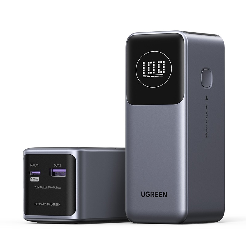 UGREEN Nexode PB724 12.000mAh 100W Fast Charging PowerBank 1x US