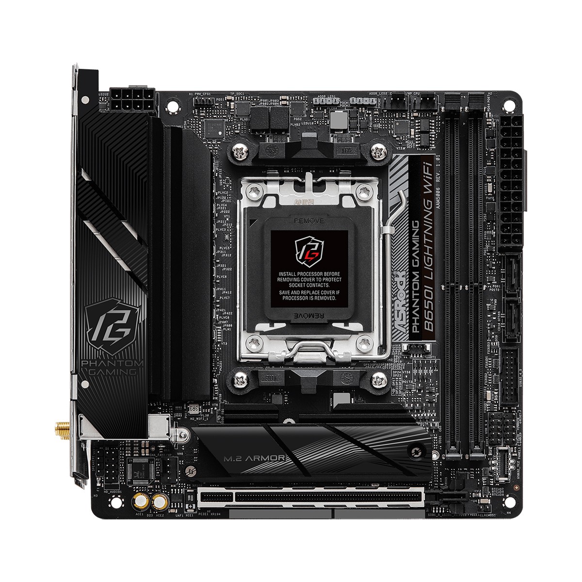 ASRock B650I Lightning WiFi Mainboard - BULK-Ware!! Ohne Originalverpackung