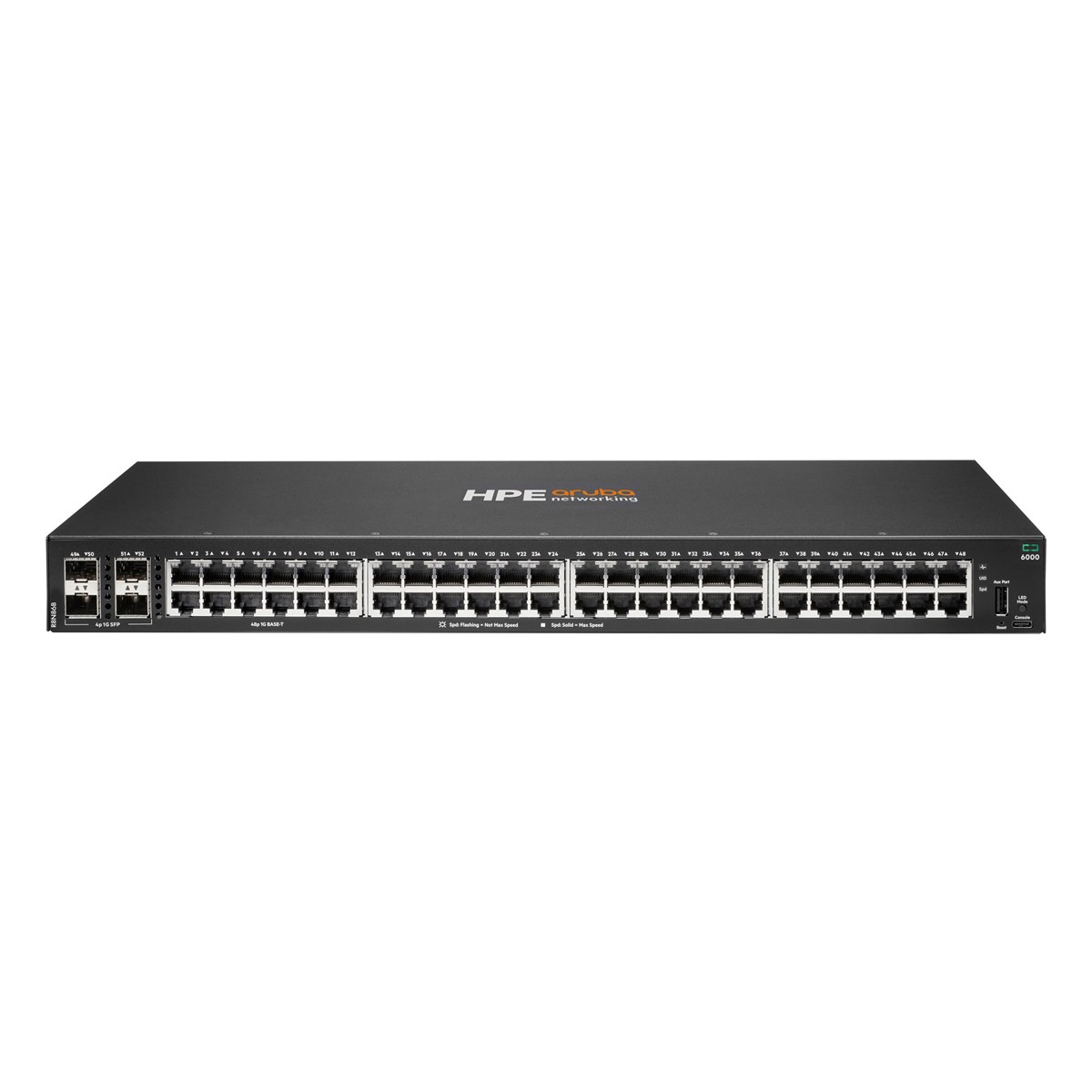 HPE Aruba Networking CX6000 Managed Switch (R8N86B) 48x 1G Ethernet, 4x 1G SFP, Nicht-PoE
