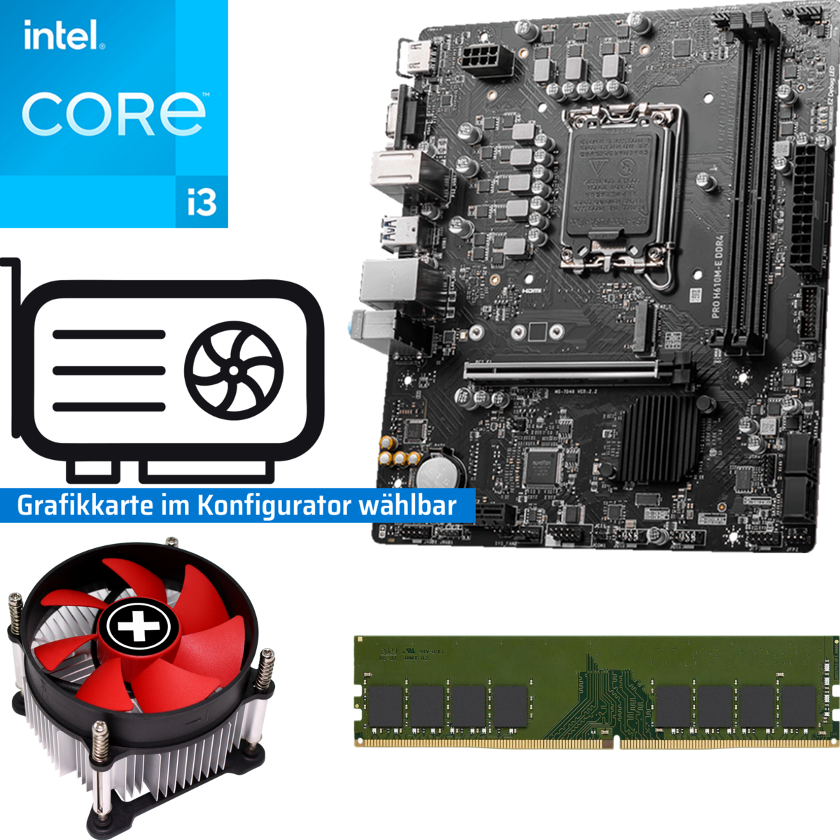 PC Aufrüstkit Entry Gaming IN51