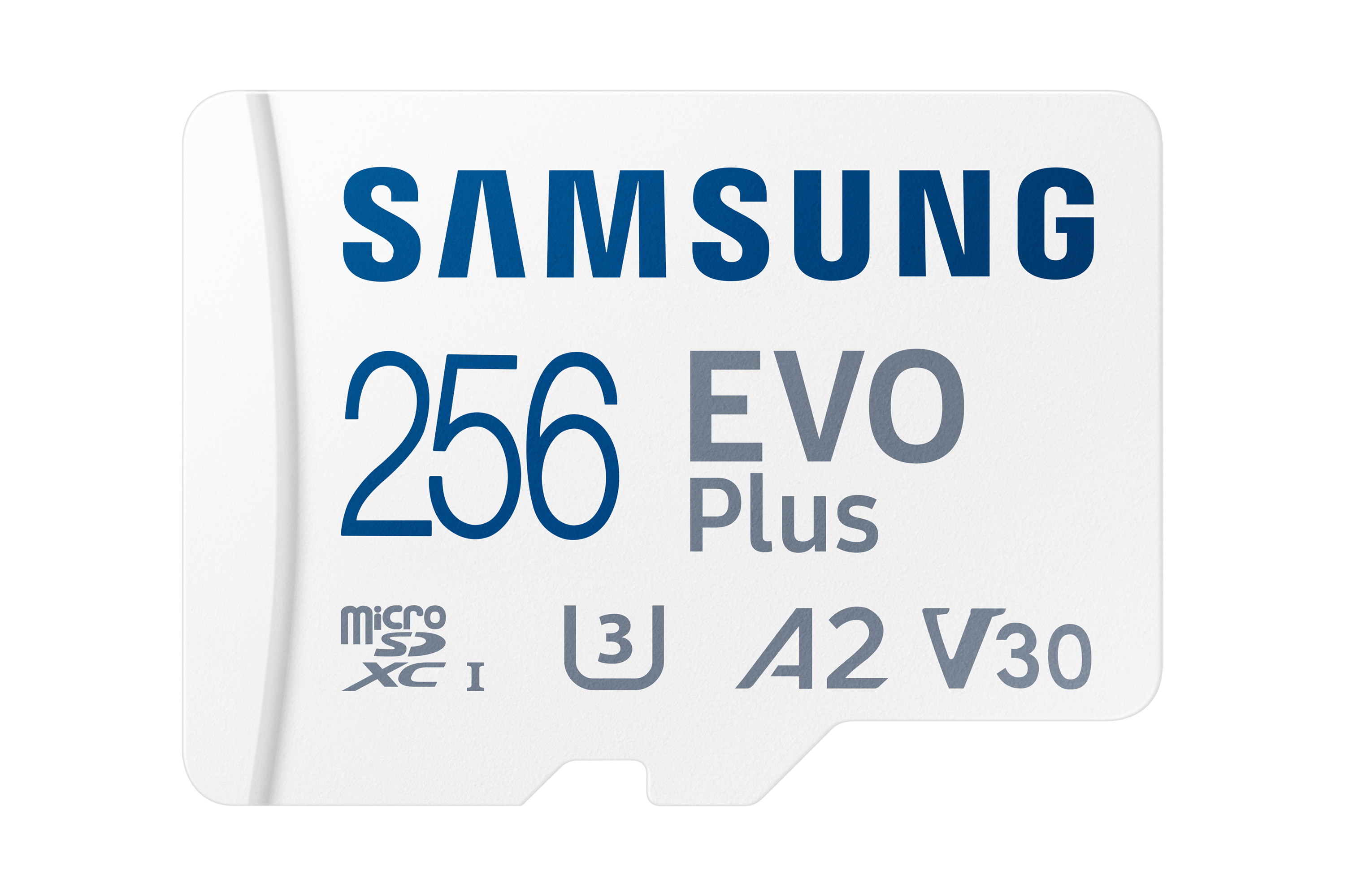 Samsung EVO Plus (2024) microSD-Speicherkarte inkl. SD-Adapter, 256 GB Speicherkapazität, UHS-I U3, Full HD & 4K UHD, 160 MB/s L