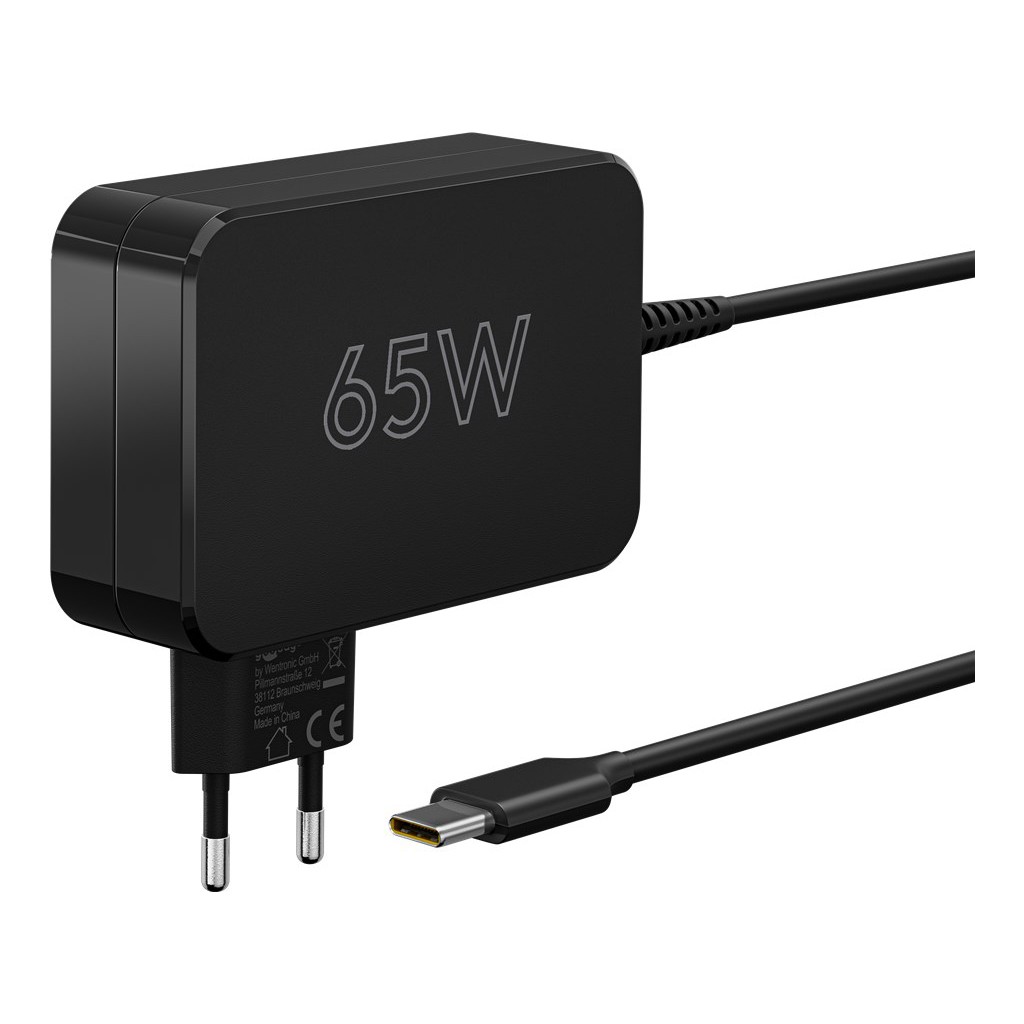 Goobay USB-C™-Ladegerät für Laptops (65 W) schwarz