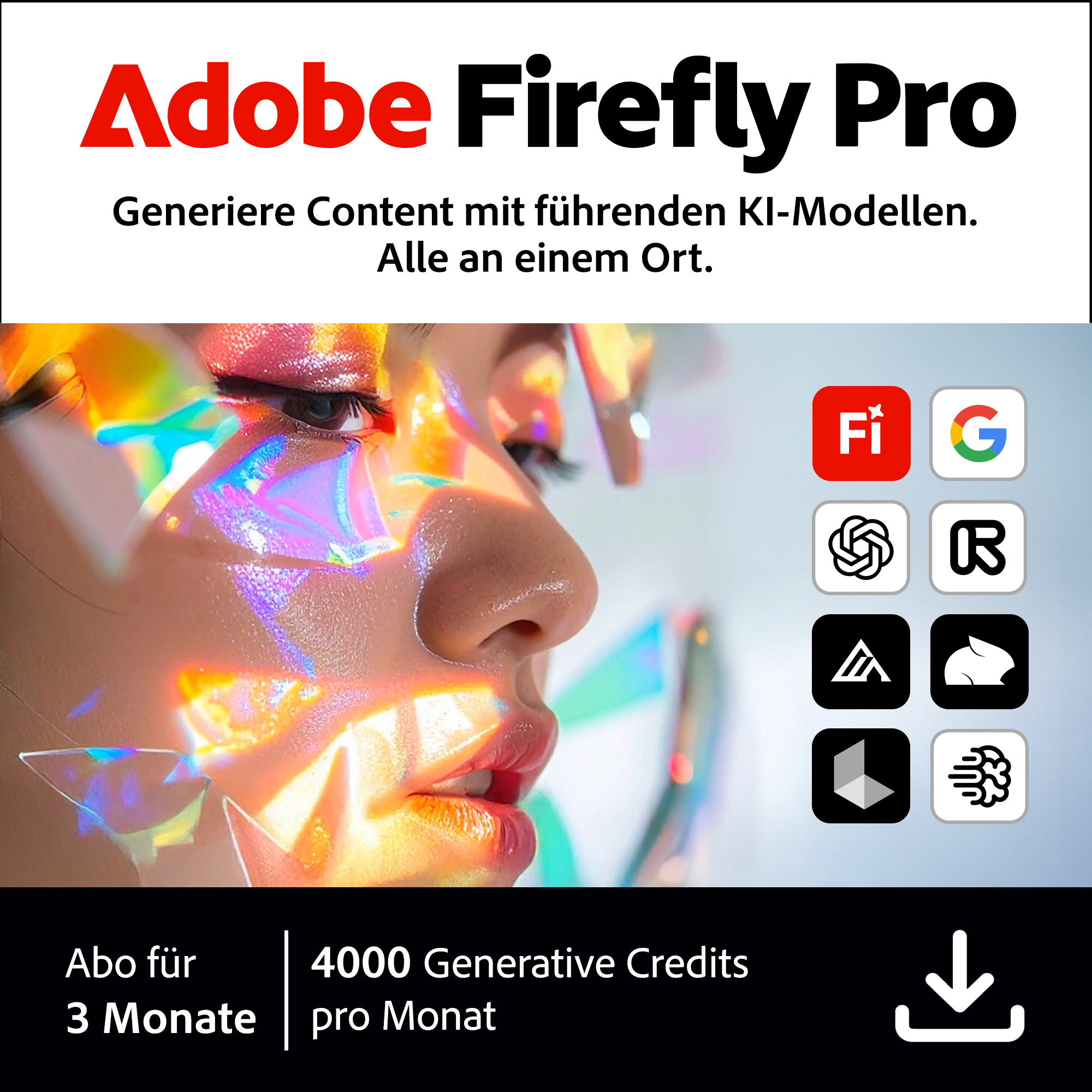 Adobe Firefly Pro | 3 Monate