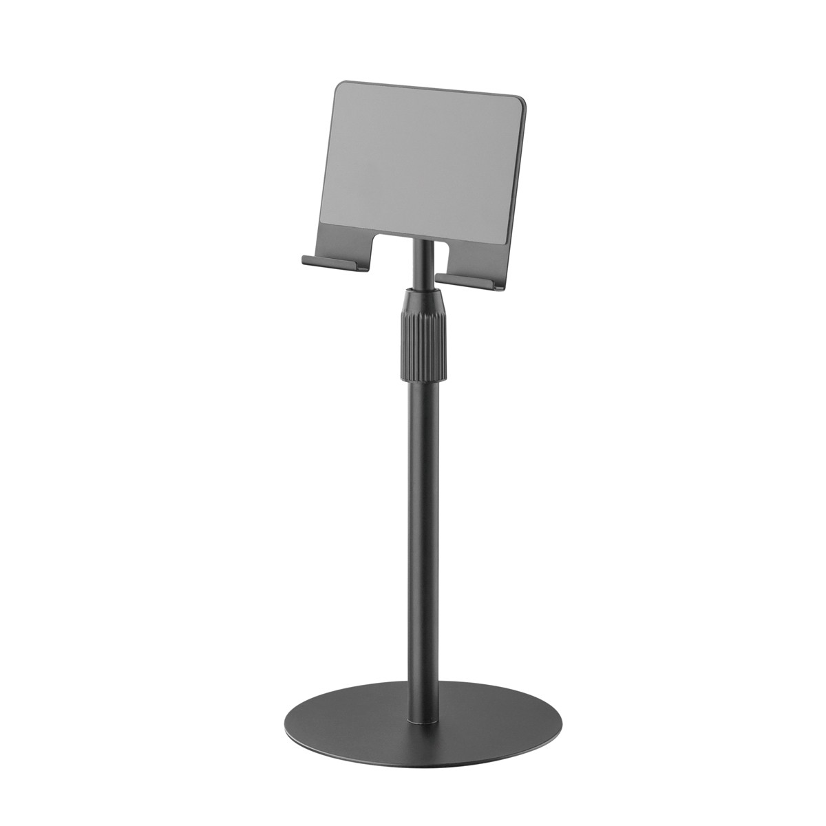 MyWall HT 31 L höhenverstellbare Tablet Halterung mit Neigefunktion | passend für die meisten 4,7“ - 12,9“ Geräte | (Telefone un