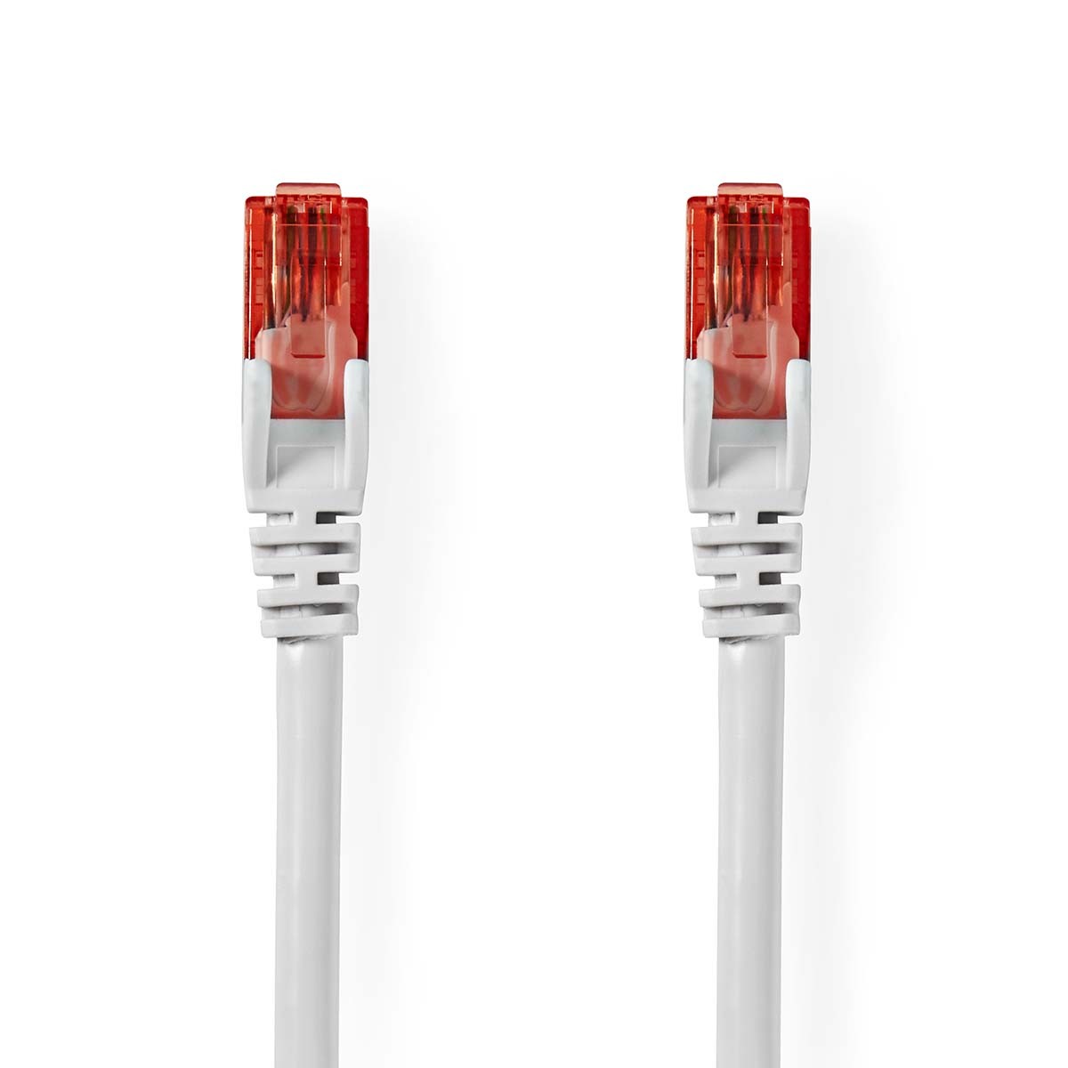 Nedis CAT6-Netzwerkkabel - RJ45 Stecker | 20.0 m | Weiss U/UTP | Rund | PVC | Label