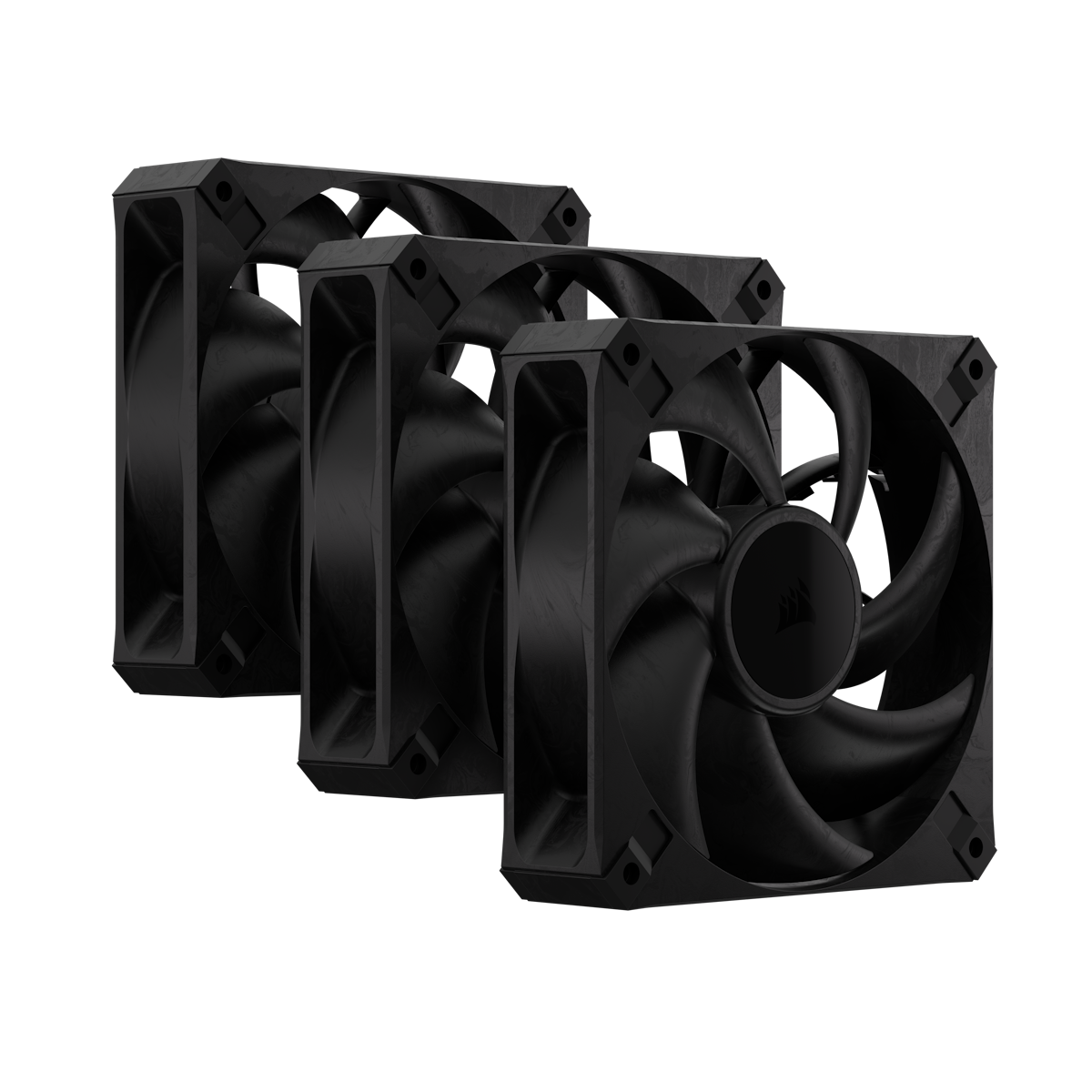 CORSAIR RS120 MAX schwarz 3er-Pack | 120mm Gehäuselüfter