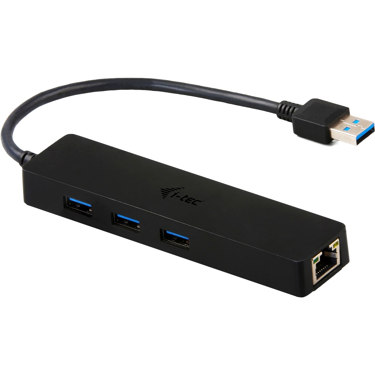 i-tec USB 3.0 Slim HUB 3 Port mit Gigabit Ethernet Adapter