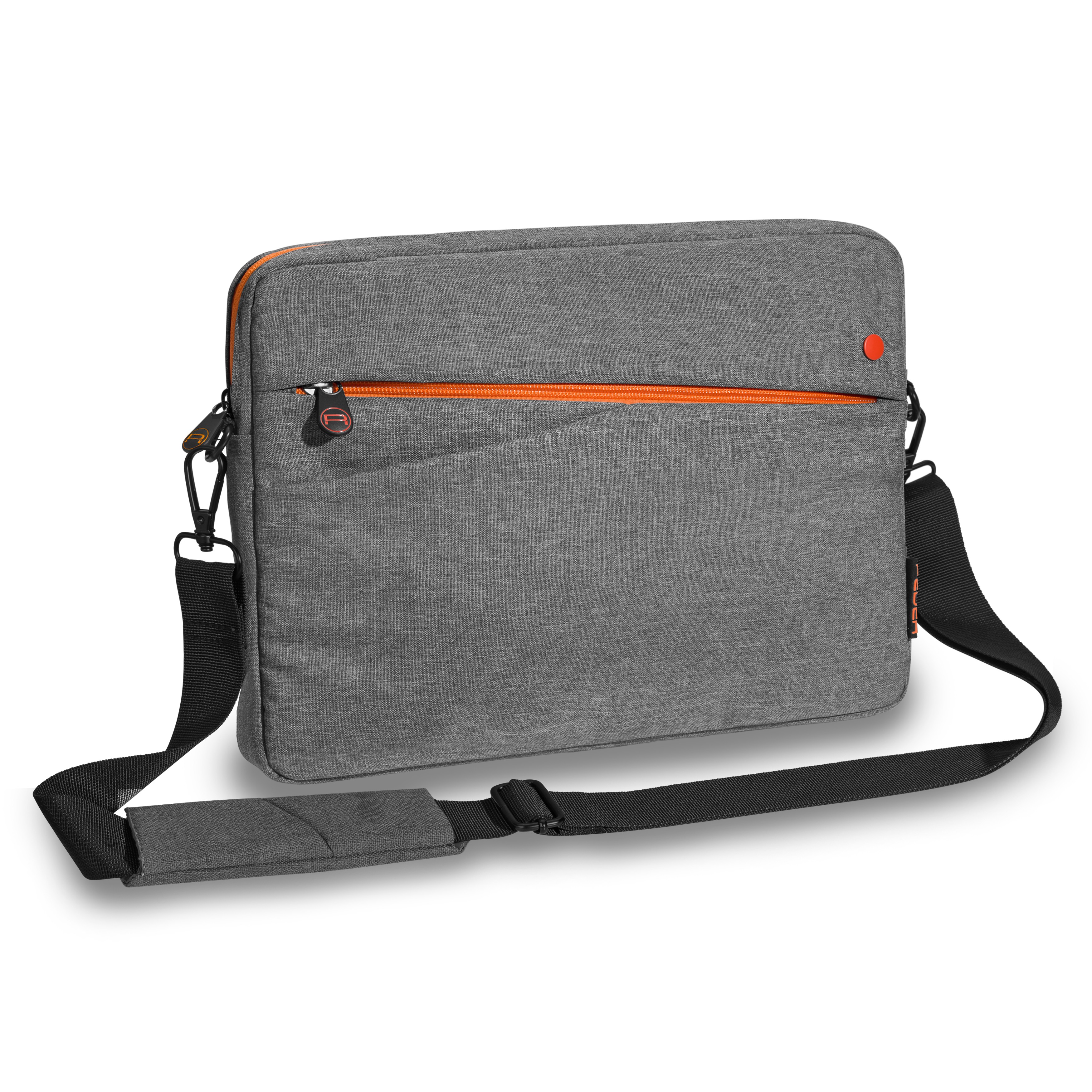 PEDEA Fashion grau/orange Tablet Tasche für Samsung X816N Galaxy Tab S9+ / Galaxy Tab S7