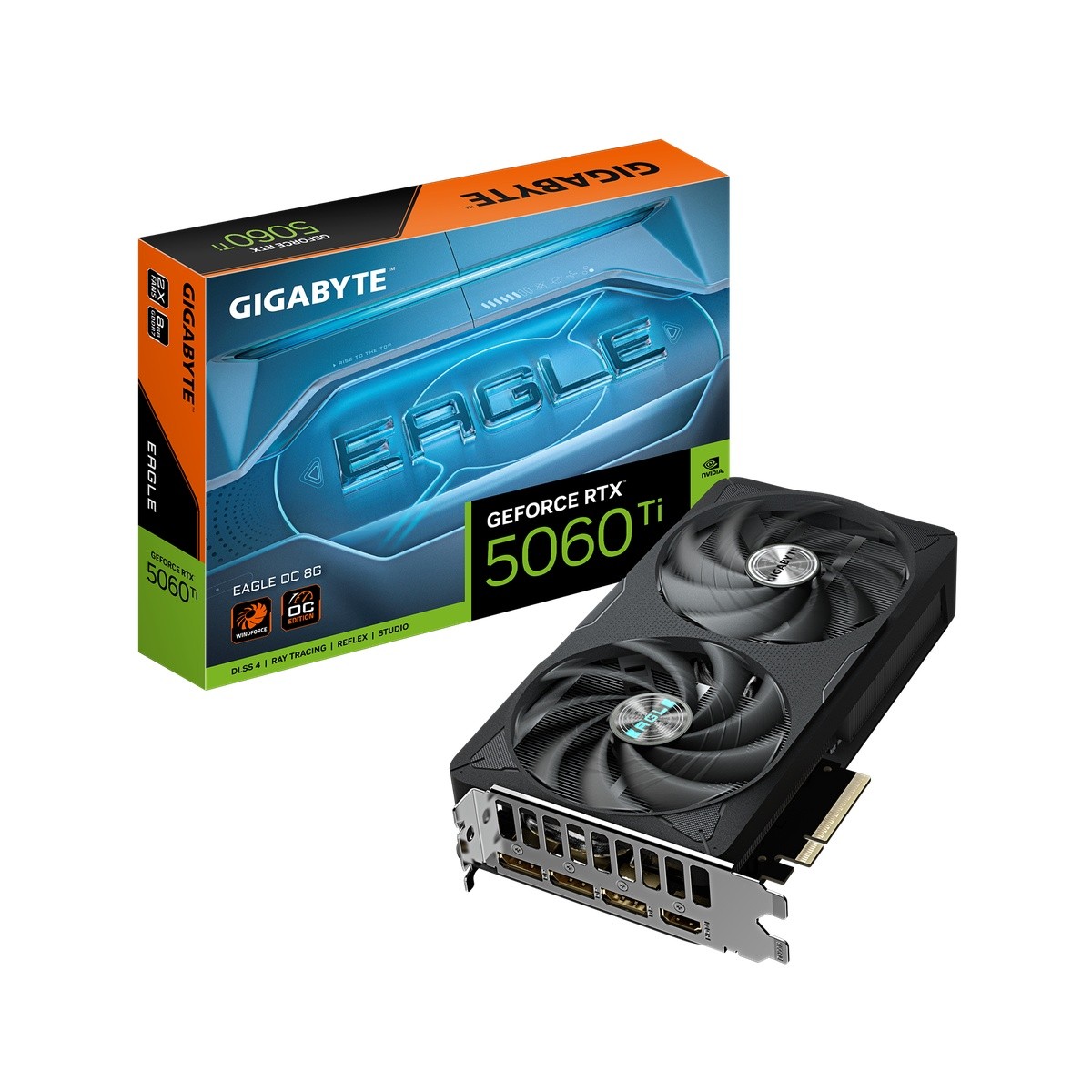 GIGABYTE GeForce RTX 5060 Ti Eagle OC 8G - 8GB GDDR7, HDMI, 3x DP