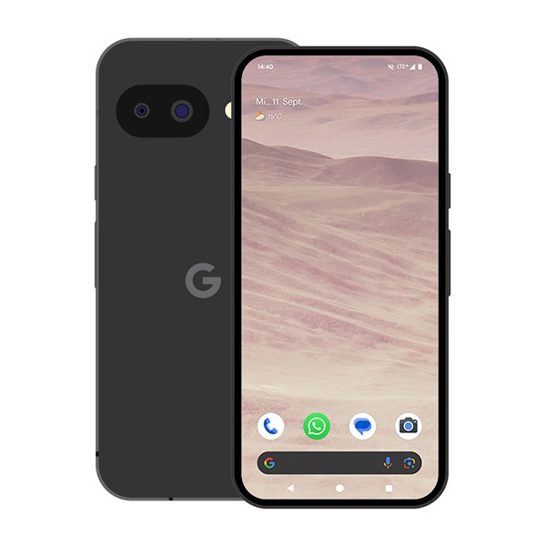 Google Pixel 9a 256GB Obsidian 16cm (6,3") OLED Display, Android 15 / Pixel UI, 48MP Dual-Kamera