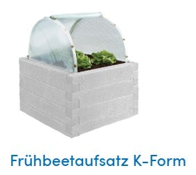 Frühbeetaufsatz K-Form