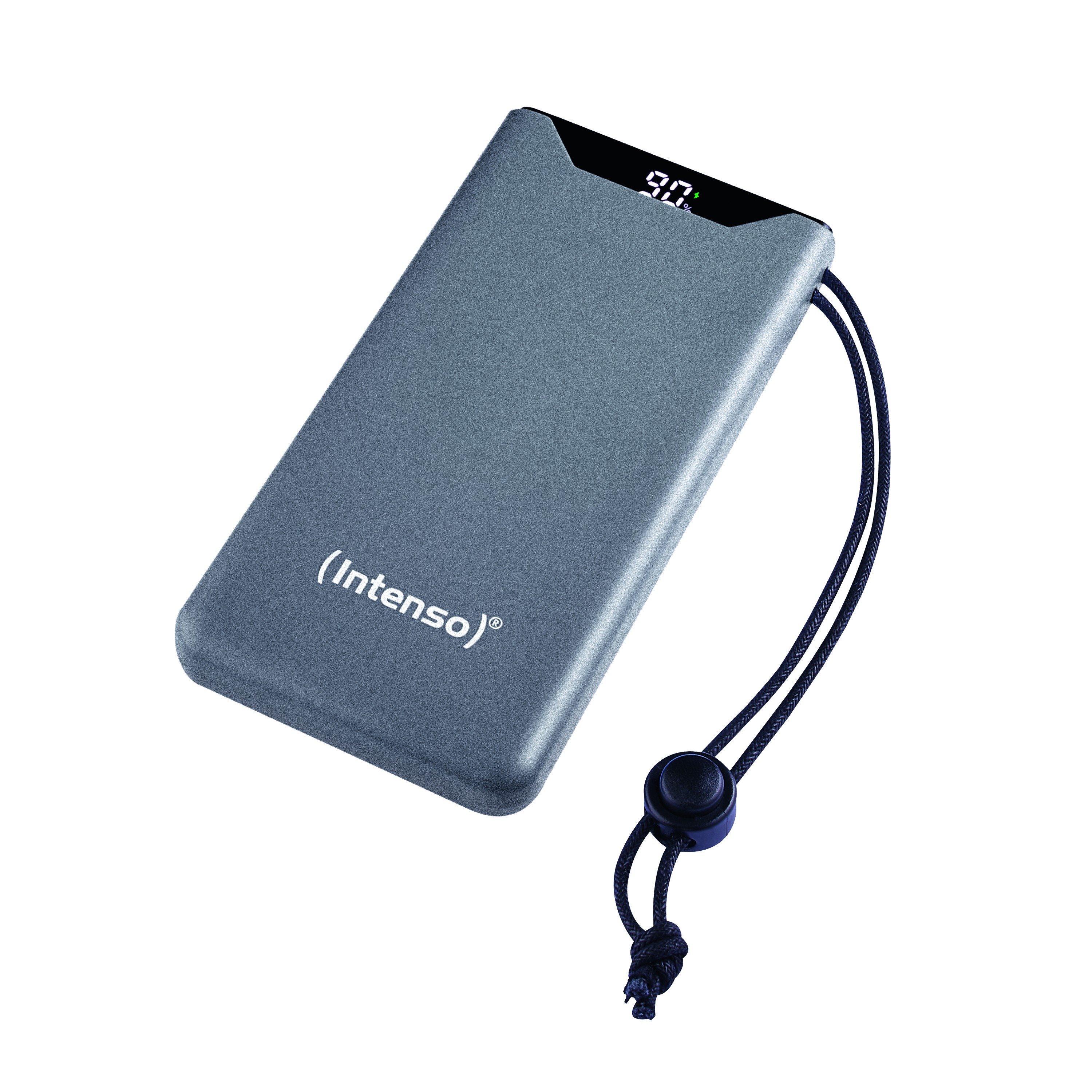 Intenso Powerbank F10000, 20 W, PD und Qualcomm Quick Charge 3.0 Wiederaufladbarer Lithium-Polymer-Akku, 10.000 mAh Kapazität
