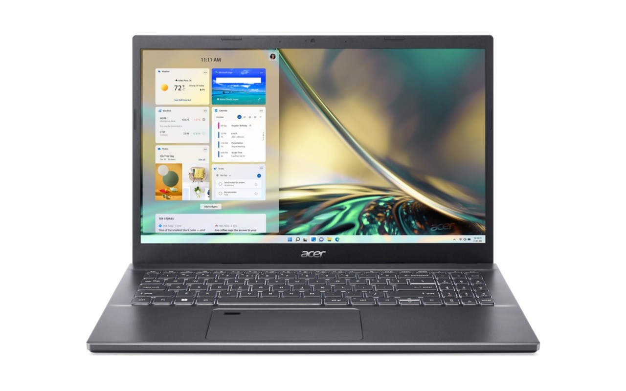 Acer Aspire 5 (A515-57G-54HL) 15,6 Full HD, IPS, Intel i5-1235U, 16GB RAM, 512GB SSD, GeForce RTX 2050, Windows 11 Home