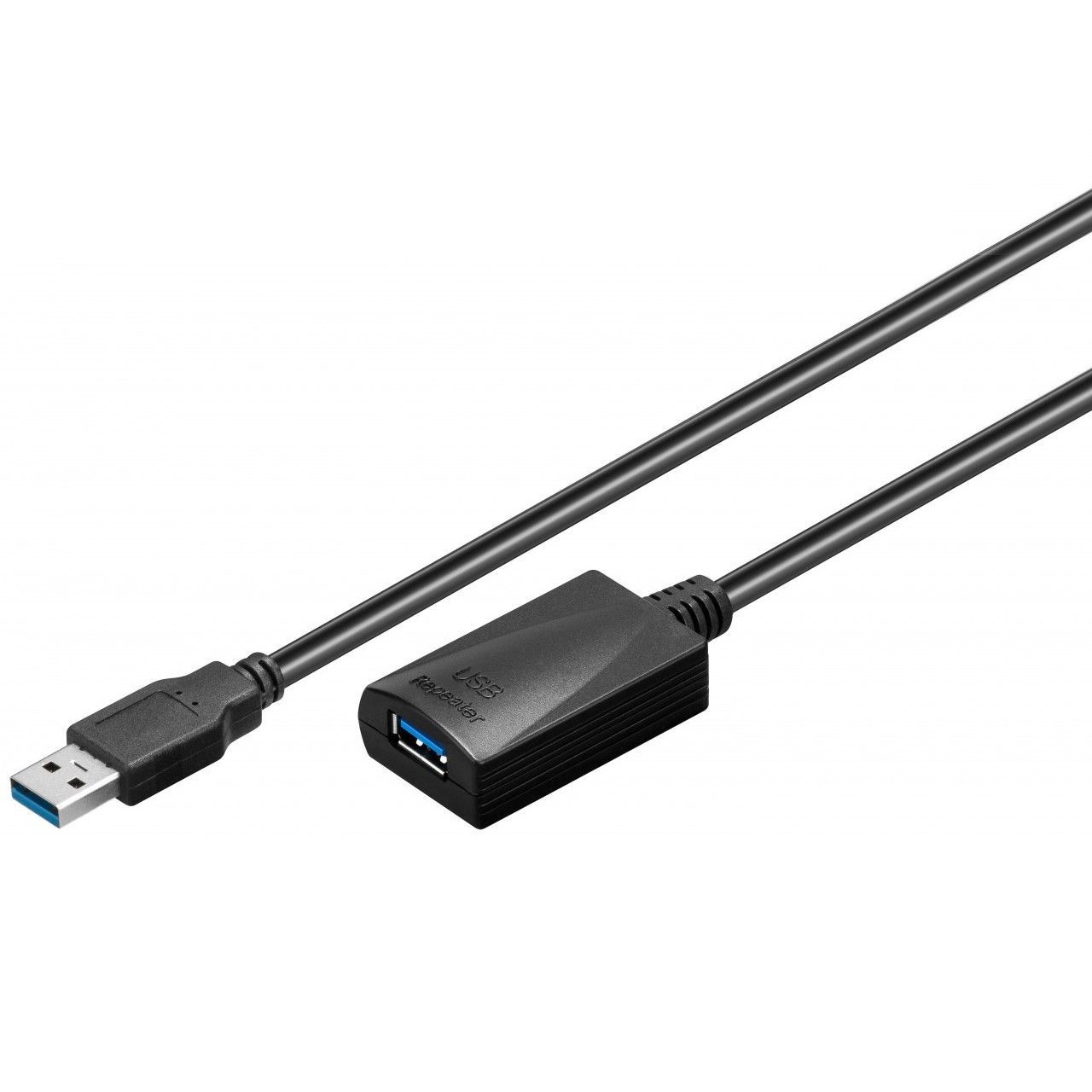 Goobay Aktives USB 3.0 Verlängerungskabel 5m [Stecker - Buchse, Typ A]